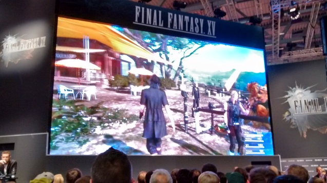 I got to see some Final Fantasy XIV gameplay as well.